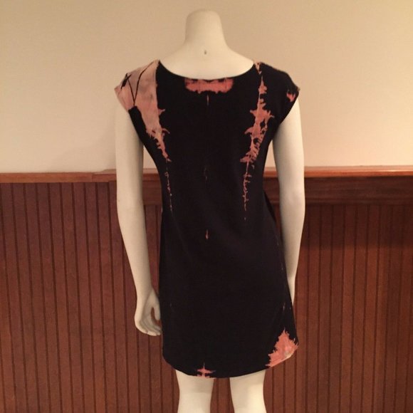 Mary Meyer Black and Tan Tie-Dye Dress - Size: XS - Picture 8 of 11